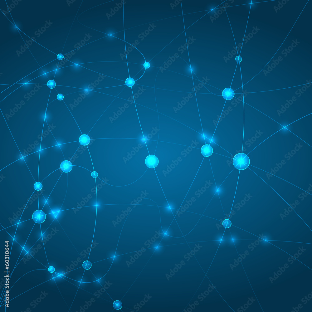 Abstract technology network concept Abstract technology network concept