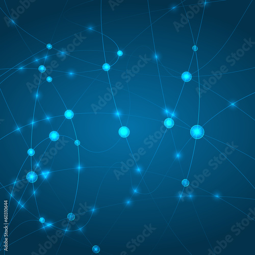 Abstract technology network concept