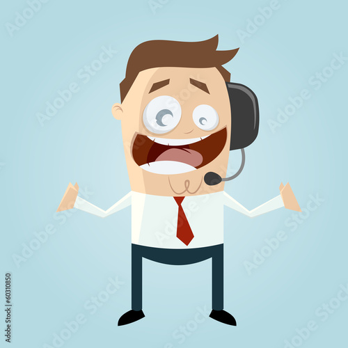 support callcenter headset freundlich mann