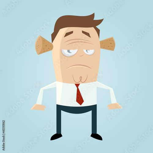 stress lärm mann