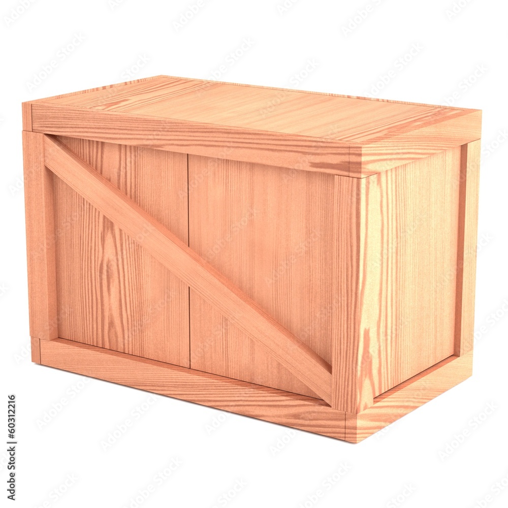 realistic 3d model of crate realistic 3d model of crate