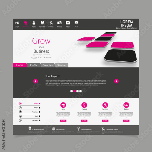 Business Minimal Website Template