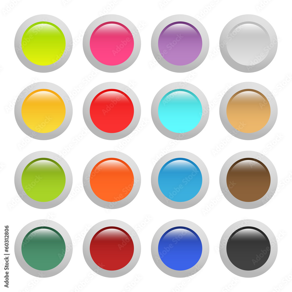 set of buttons set of buttons