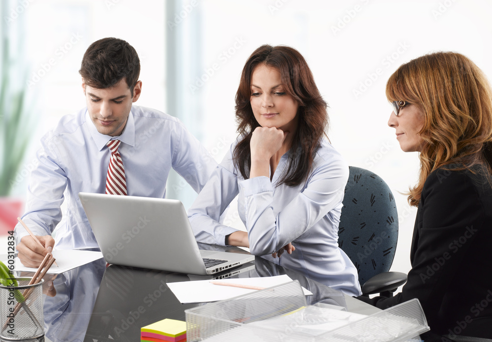 Teamwork In The Office Teamwork In The Office