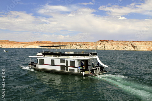 Fotografi houseboat au lac powell, Arizona-Utah