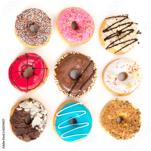 Valokuvatapetti Donuts