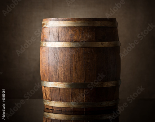 Obraz na płótnie Brown barrel w salonie