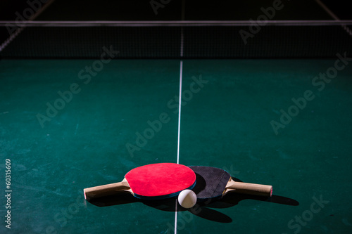 Schilderij op canvas ping pong