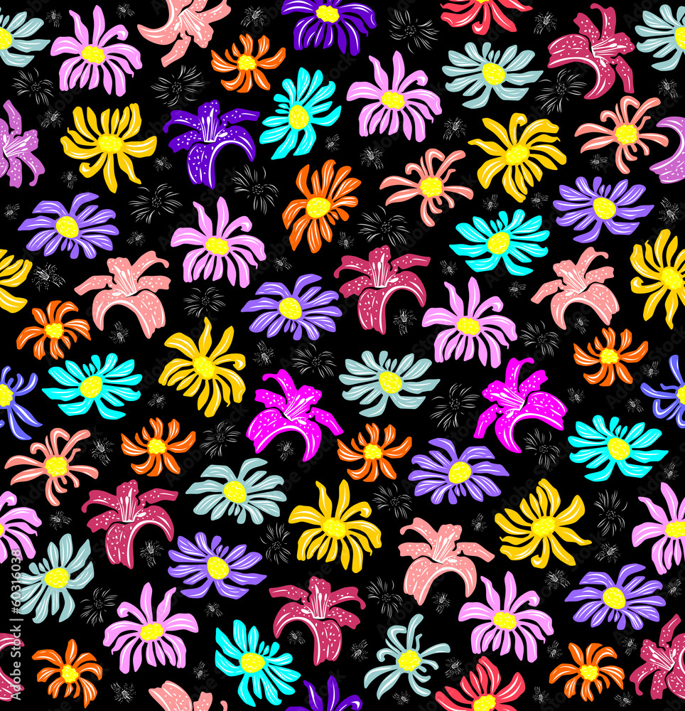 Seamless floral background Seamless floral background