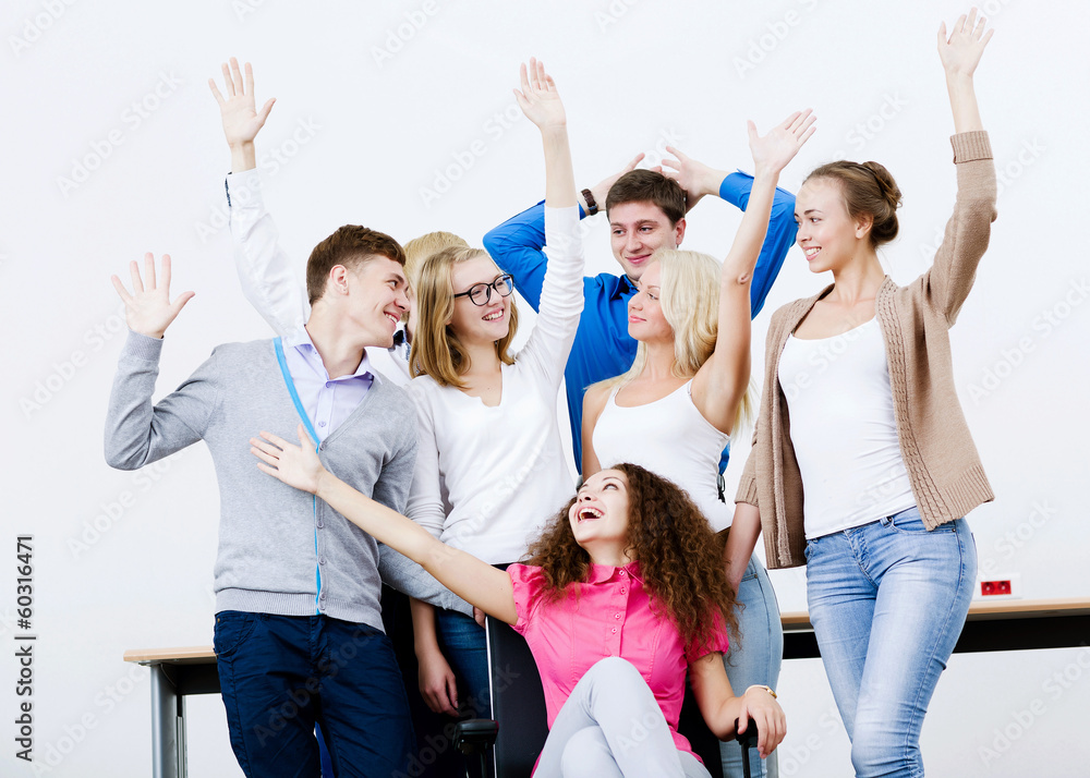 Fototapeta premium Group of students
