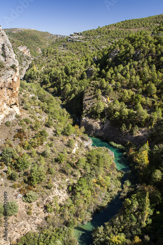 crossing river canyon