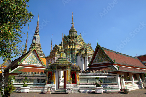 Wat pho Temple Bangkok Thailand