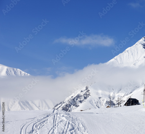 Winter resort in Caucasus Mountains © BSANI