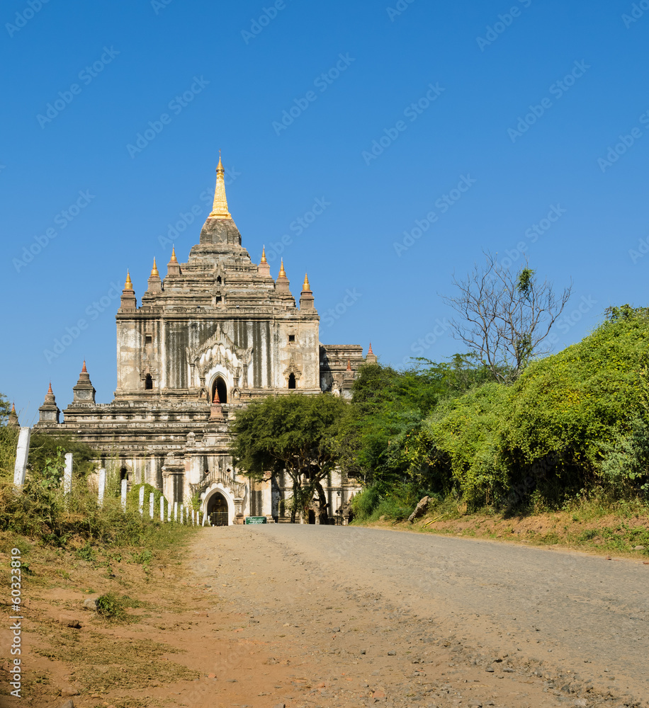 Thatbyinnyu temple in Old Bagan, Myanmar