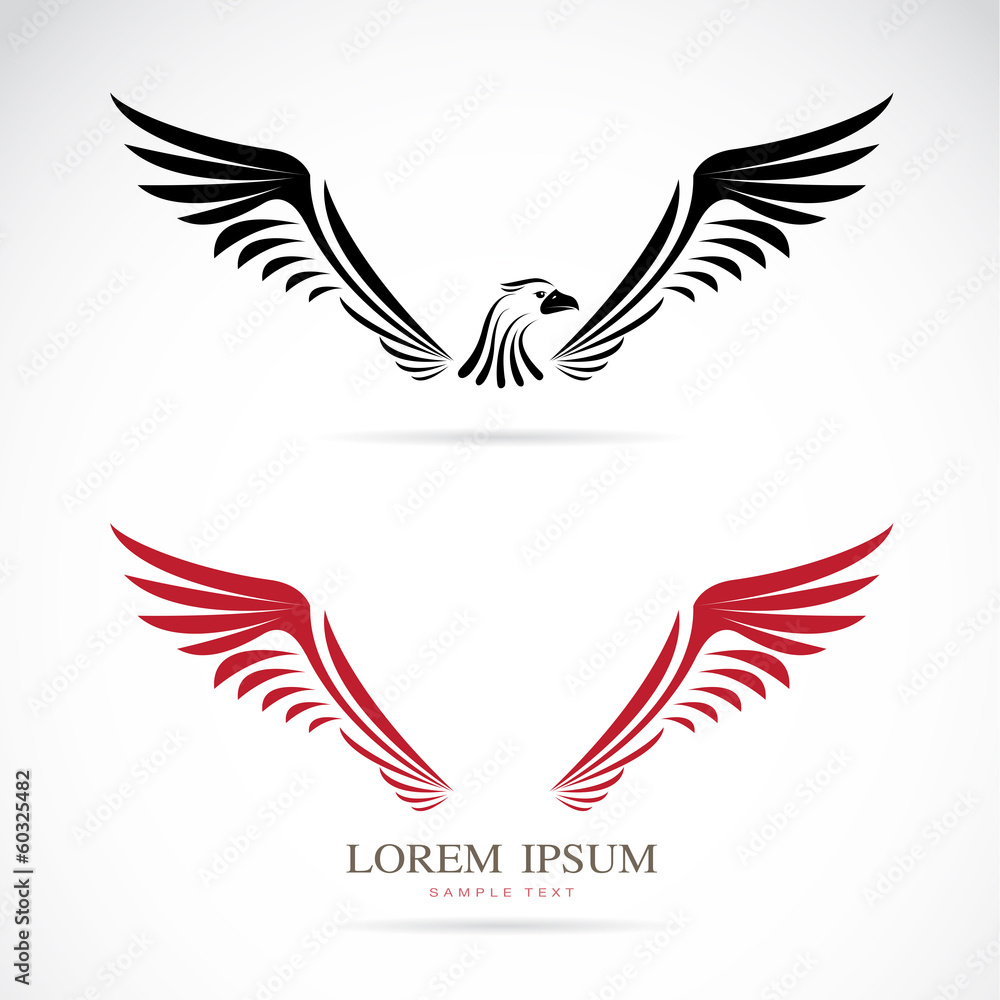 Vector image of an eagle Vector image of an eagle
