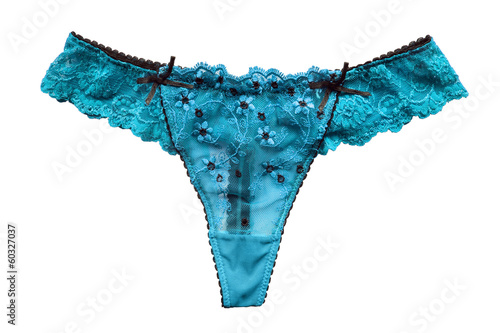 Blue panties photo