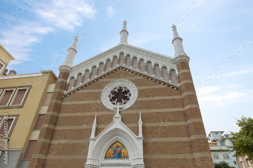 Temple Parrocchia Maria Ausiliatrice. Rimini. Italy