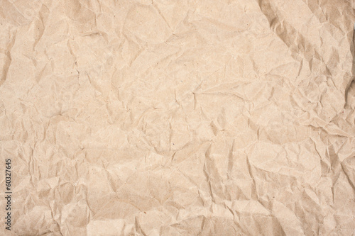 Crumpled kraft paper