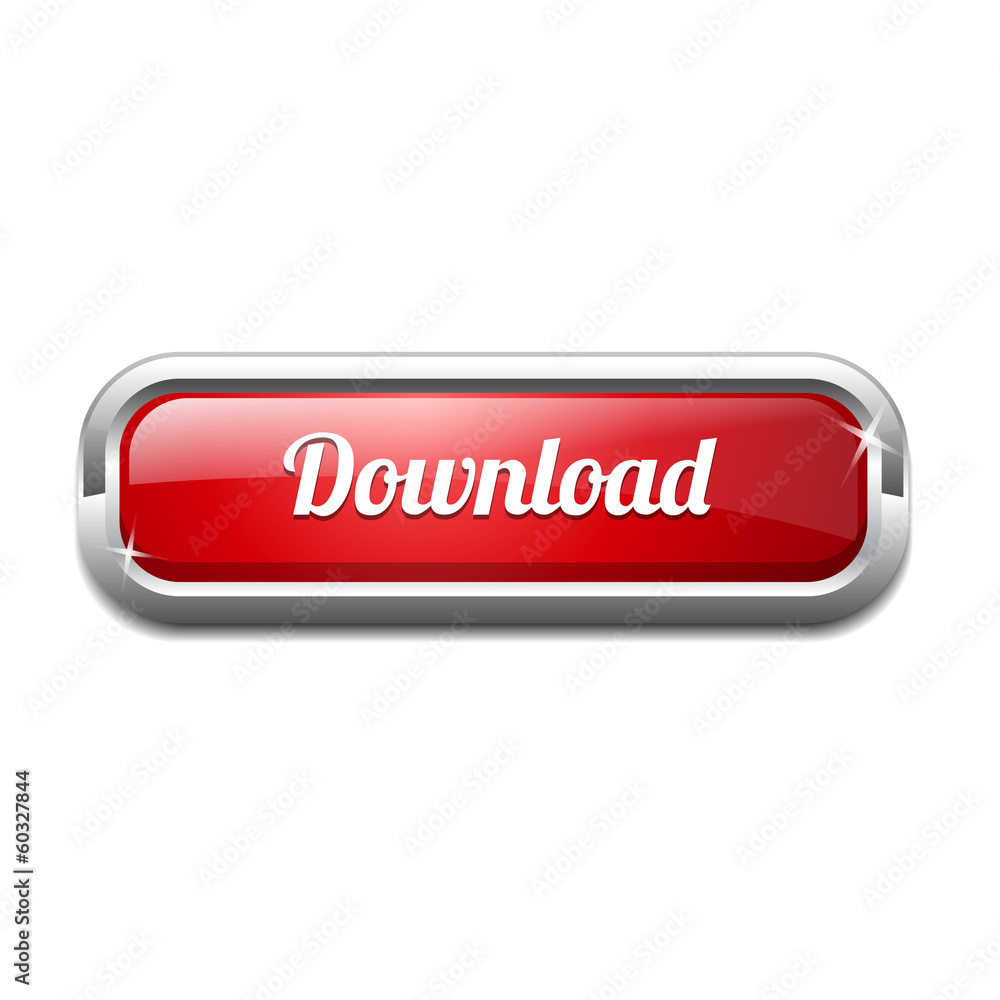 Glossy Rounded Rectangular Download Button Glossy Rounded Rectangular Download Button