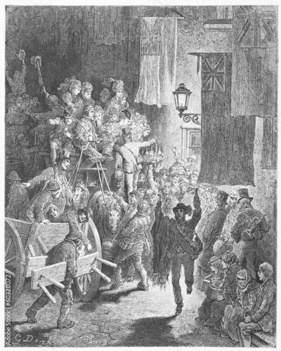 The Derby, Returning Home - Gustave Dore's London photo