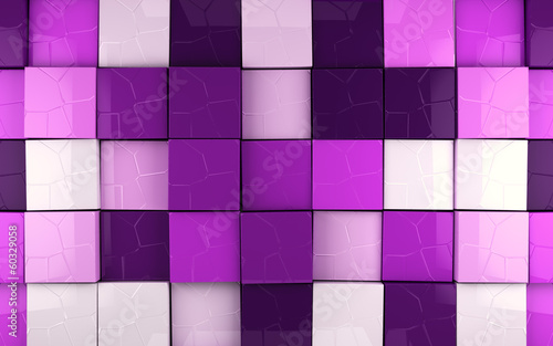 Fondo abstracto con cubos en tonos purpura