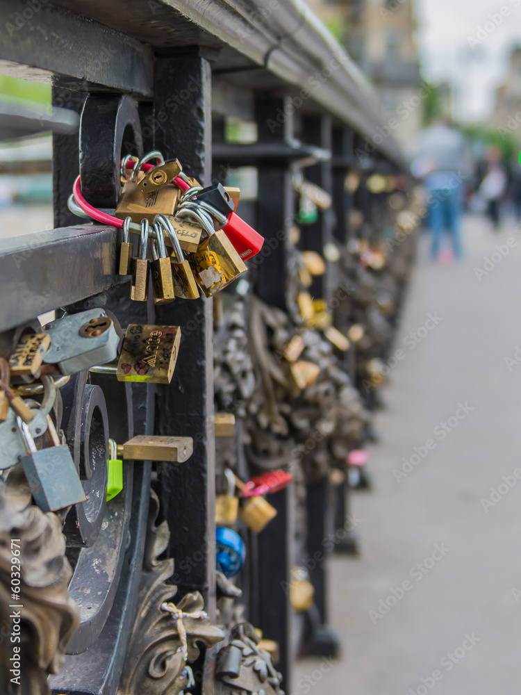 Naklejka premium Bridge Locks