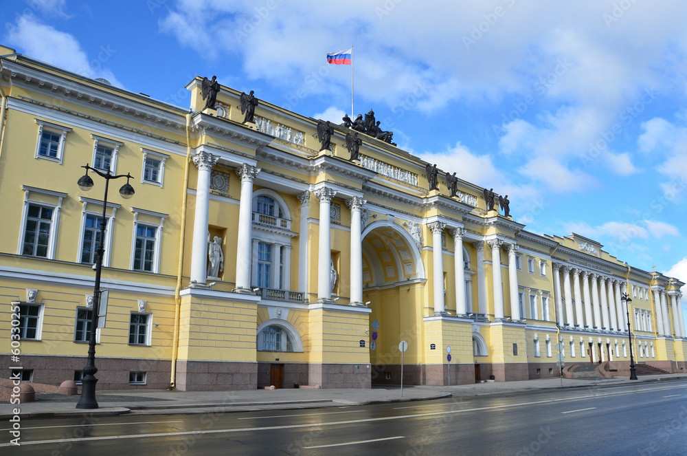 Obraz premium Санкт-Петербург, здание Конституционного суда РФ, Синода, Сената