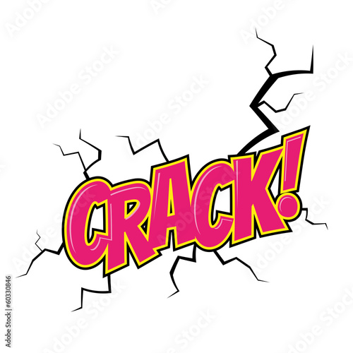 crack comic cartoon pop art