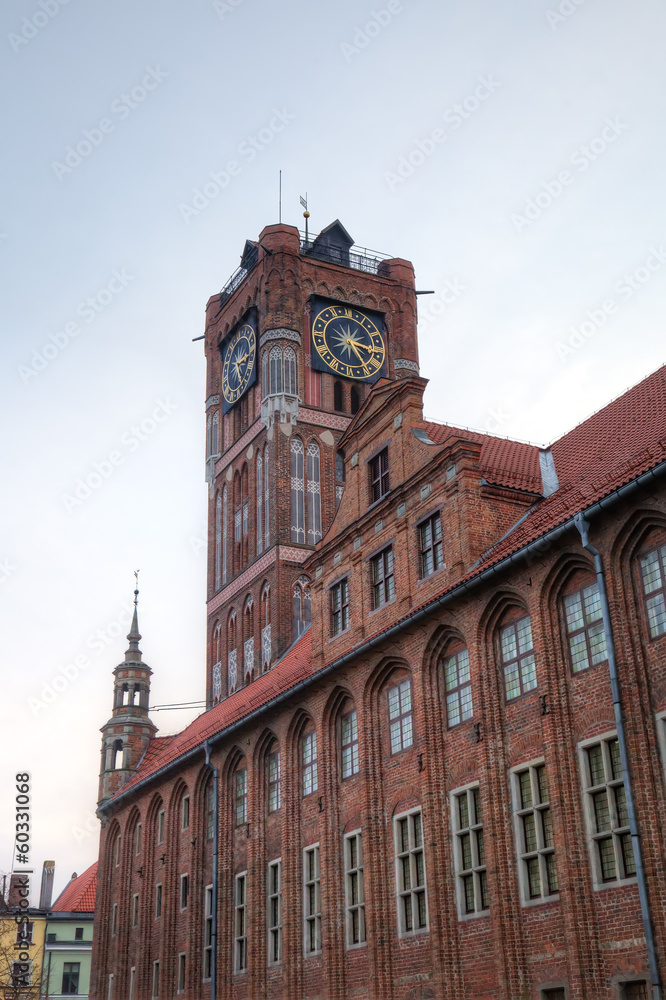 Town hall of Torun, Poland