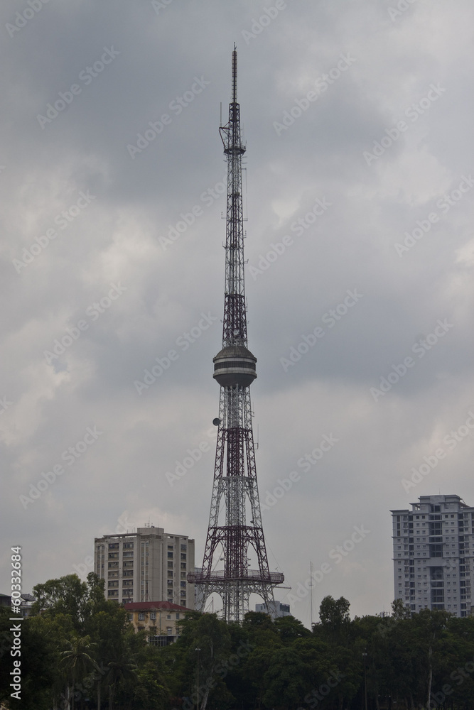Obraz premium Transmitter tower in Hanoi, Vietnam