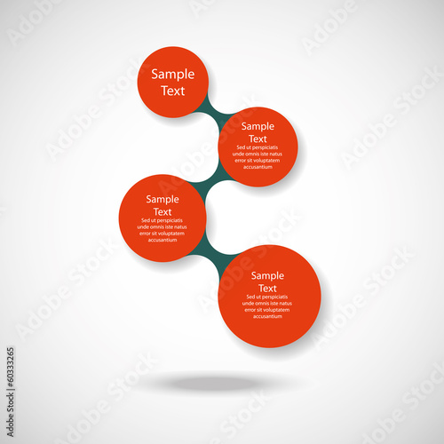 colorful round diagram infographics for presentations