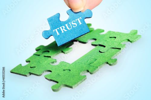 Trust word photo