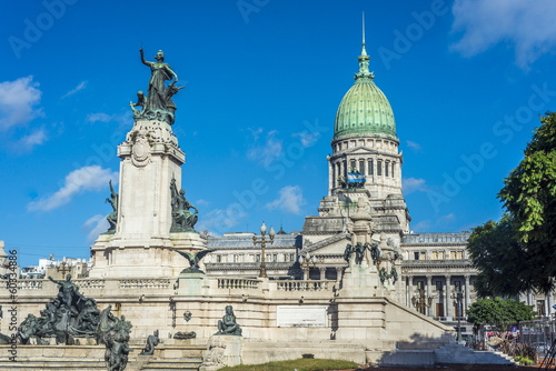 Congressional Plaza in Buenos Aires  Argentina