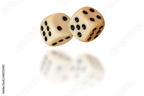 Würfel mit Spiegelung