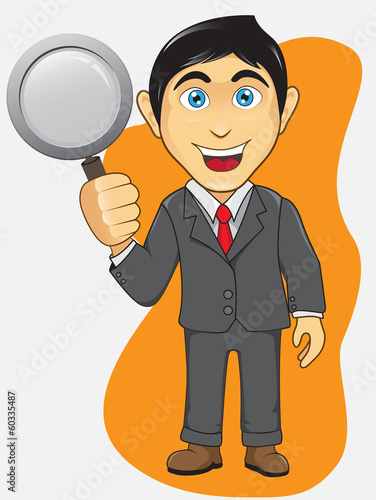 Businessman Presentation Pose
