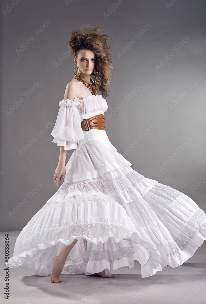 Beautiful woman dancing Beautiful woman dancing