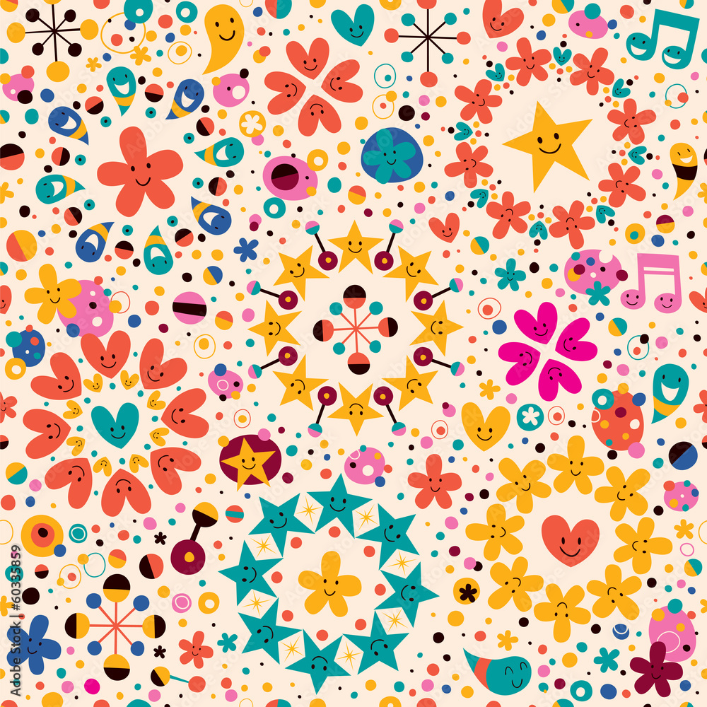 fun cartoon pattern fun cartoon pattern