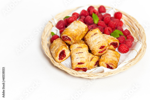 Raspberry Strudel Bites