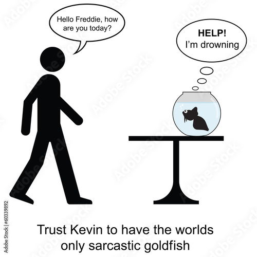 Kevin found Freddie too sarcastic cartoon