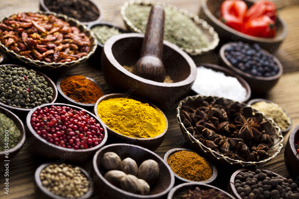 Colorful spices Colorful spices