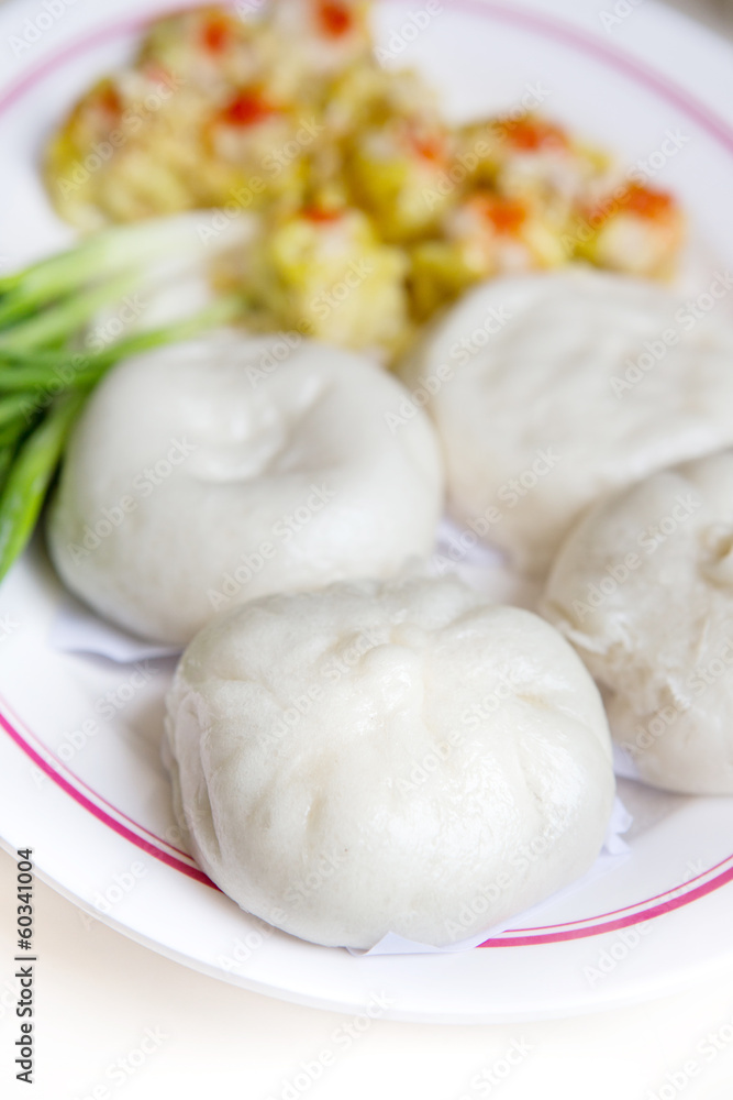 steamed Chinese dumpling steamed Chinese dumpling