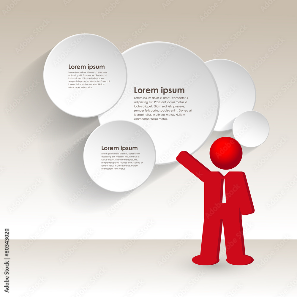 business man shows a business strategy business man shows a business strategy