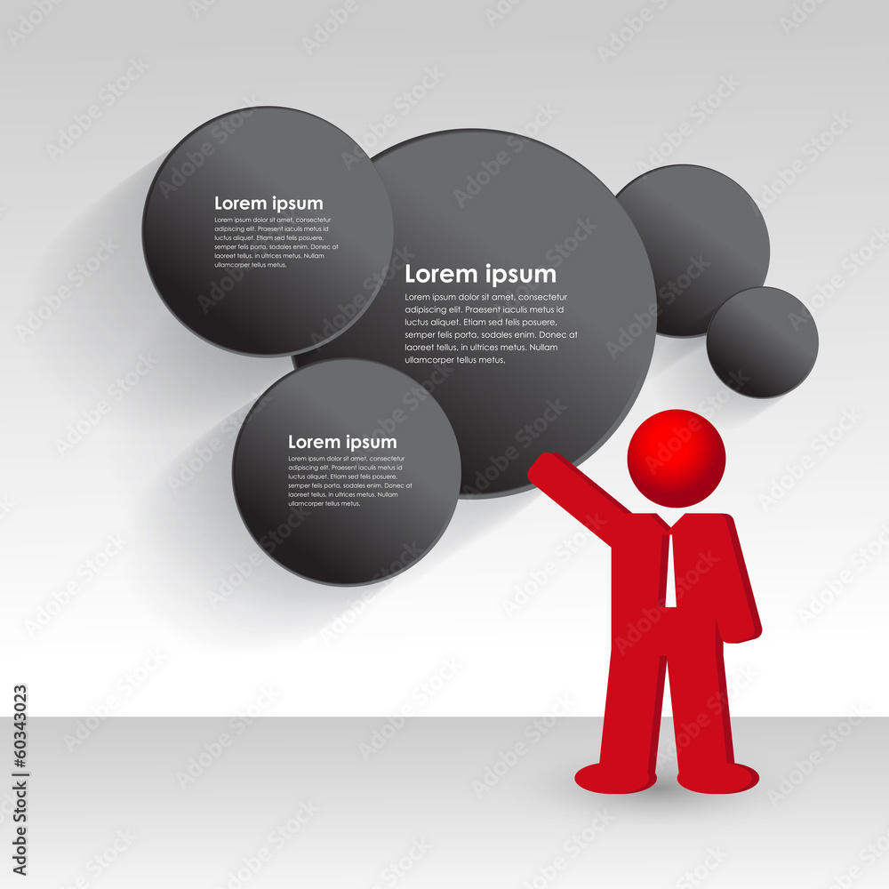 business man shows a business strategy business man shows a business strategy