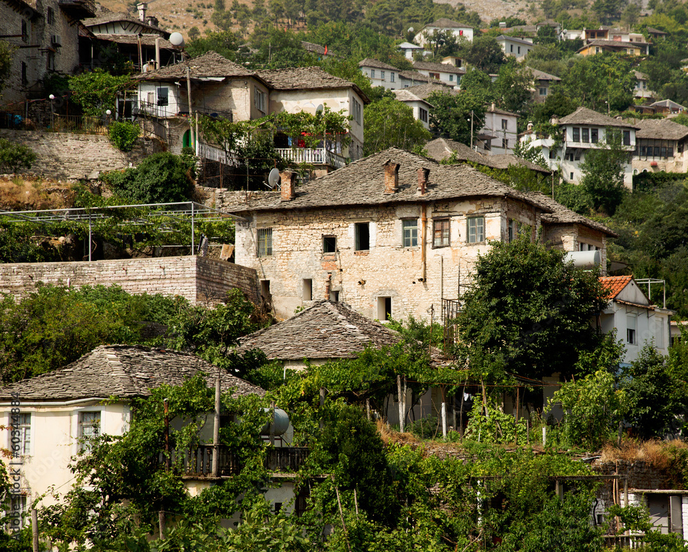Old Ottoman houses of Gjirokastra, Albania
