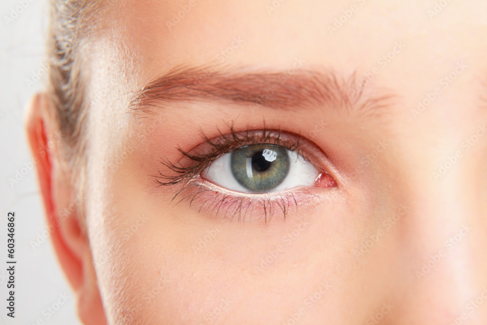 Naklejka premium Oko kobiety