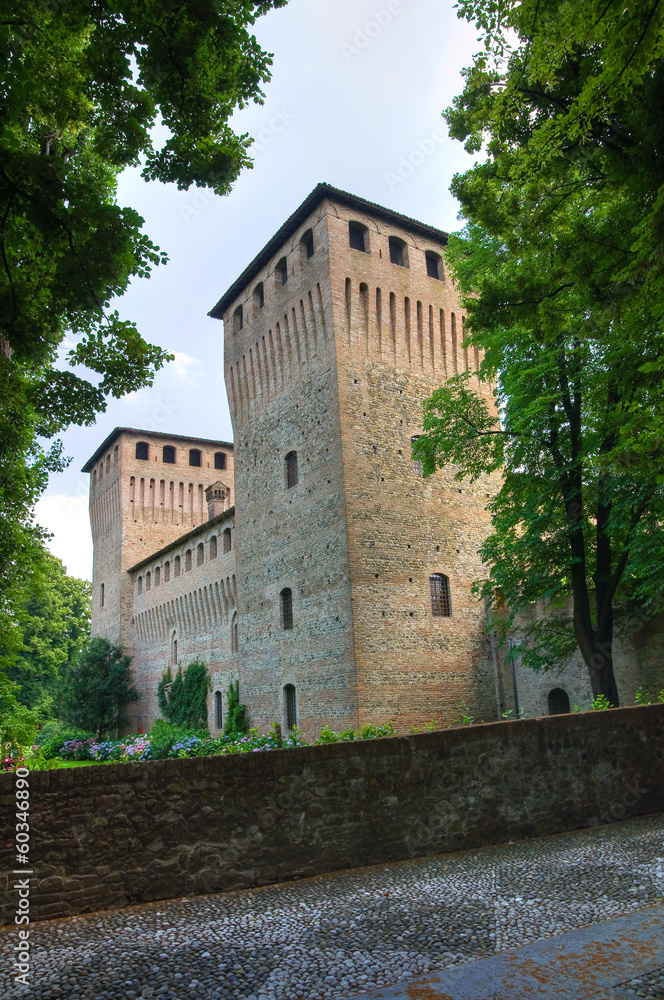 Castle of Castelguelfo. Noceto. Emilia-Romagna. Italy.
