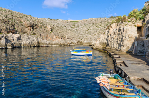 Boats in Wied iz-Zurrieq - Malta