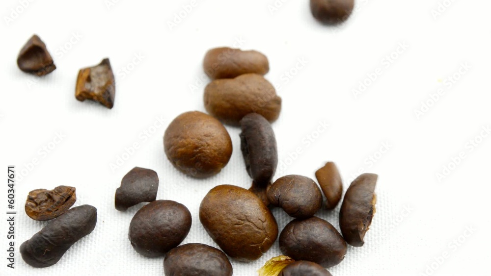 coffee beans falling coffee beans falling