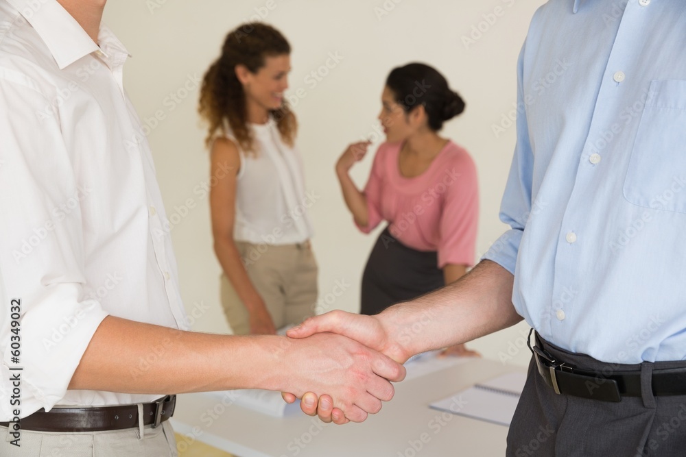 Obraz premium Business people shaking hands