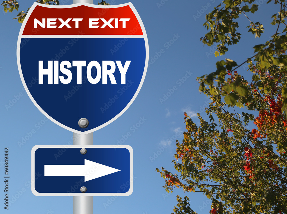 History road sign